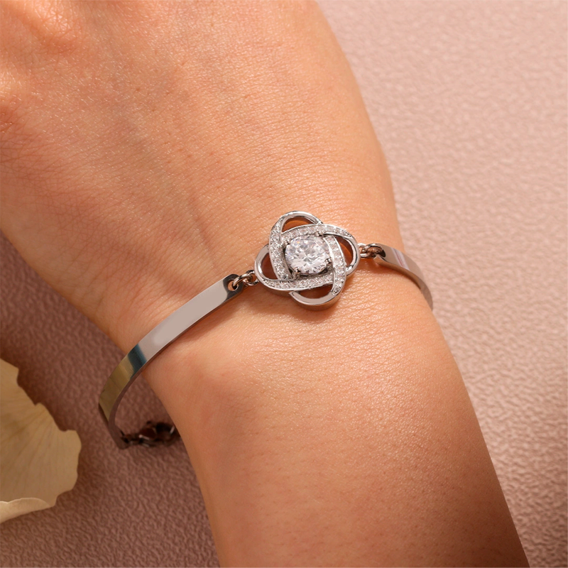 Pulsera Suerte Eterna [PRATA REFINADA]