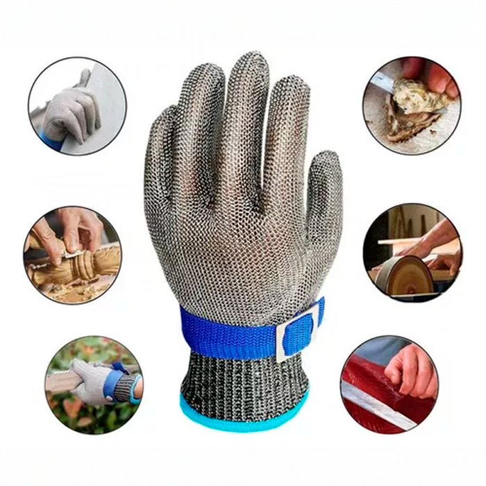 Guante de acero inoxidable SafePro [HERIDAS NUNCA MÁS]