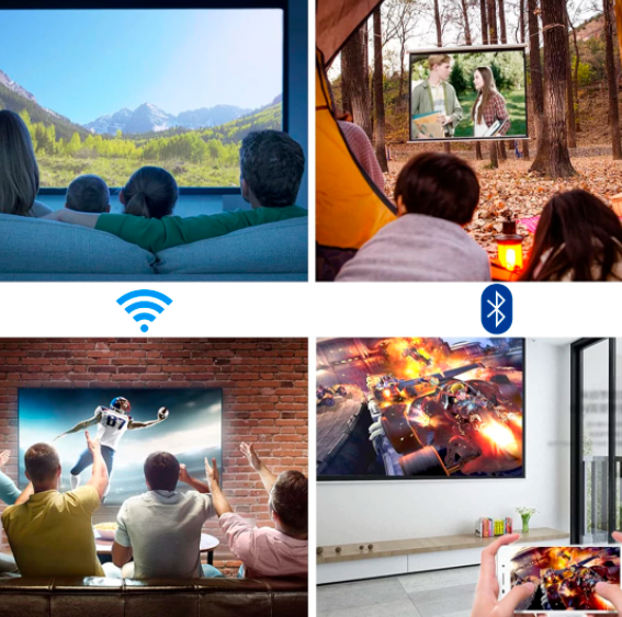 Proyector Portátil Cinemax 4K [HASTA 150 PULGADAS]