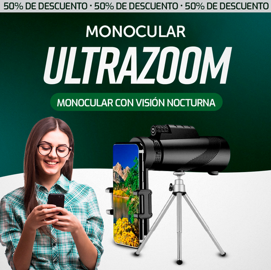 UltraZoom Monocular [ZOOM DE HASTA 600X]