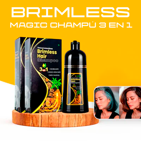 Brimless Magic Champú 3 en 1 [DIGA ADIÓS A LAS CANAS]