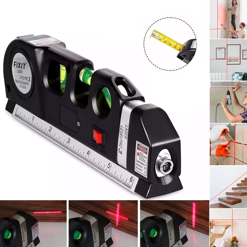 Nivel Láser multifuncional [4 MODOS EN 1]