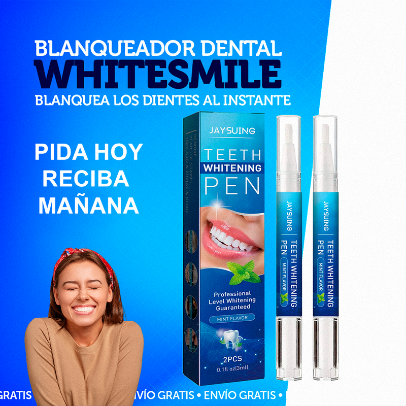Blanqueador Dental WhiteSmile [DIENTES BLANCOS EN SEGUNDOS]