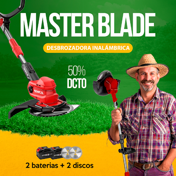 Desbrozadora Inalámbrica Master Blade [OFERTA DE DÍA DEL TRABAJO]