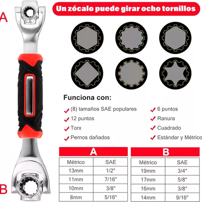 Llave Multifuncional 48 en 1 [LA SOLUCIÓN DEFINITIVA]